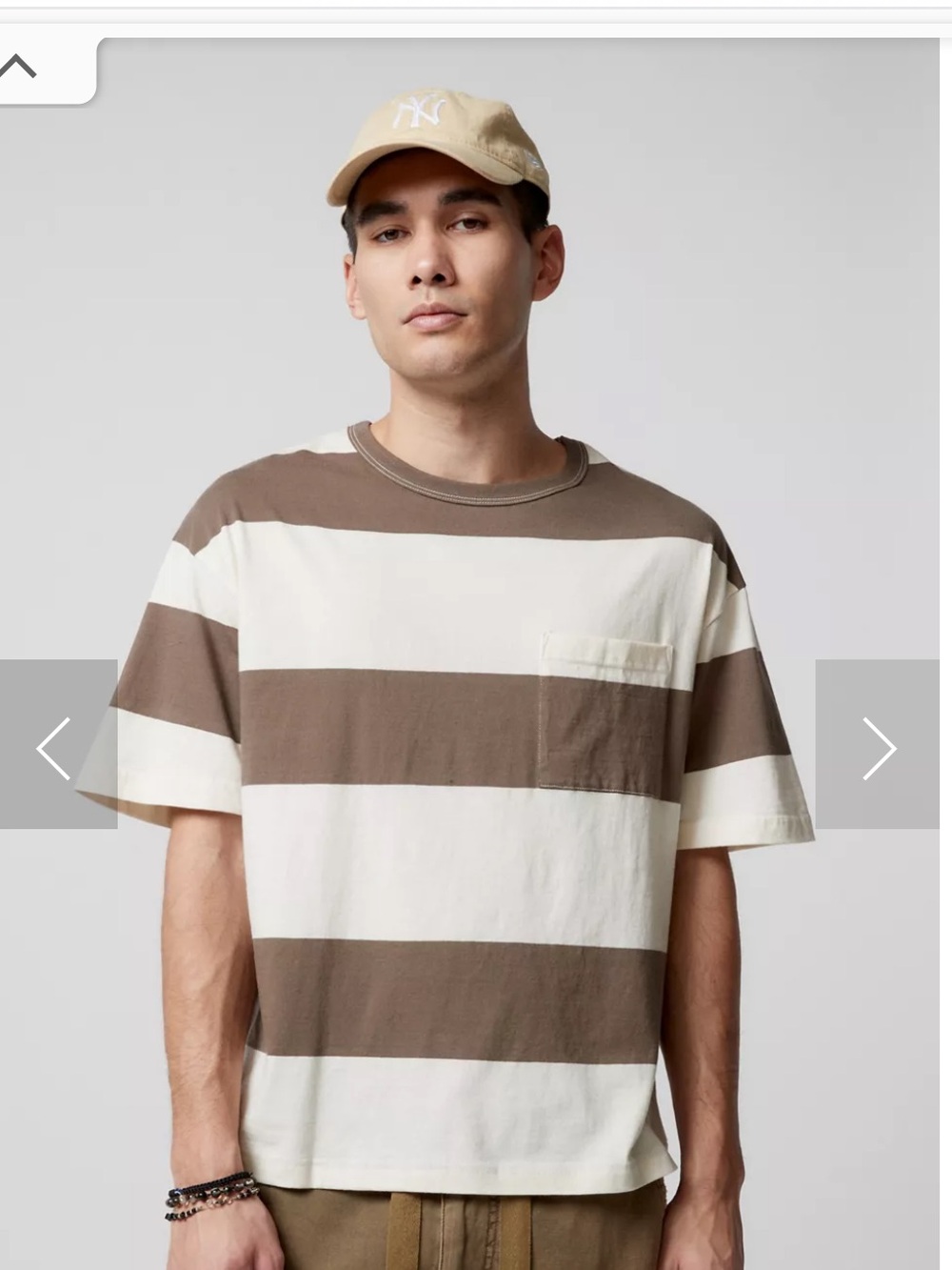 Urban Outfitters Striped Pocket Tee. Size Medium.